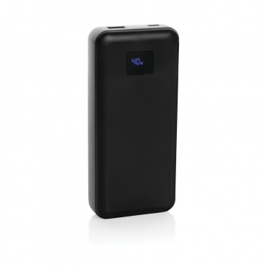 Logo trade business gifts image of: Gridley RCS rplastic 20000 65W laptop powerbank