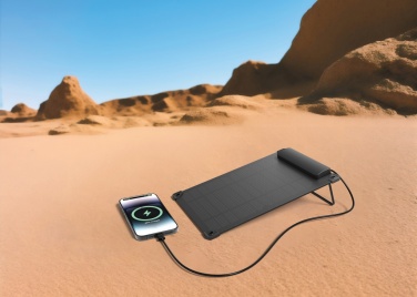 Logo trade corporate gifts picture of: Solarpulse rplastic portable solar panel 5W