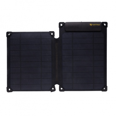 Logo trade promotional item photo of: Solarpulse rplastic portable Solar panel 10W