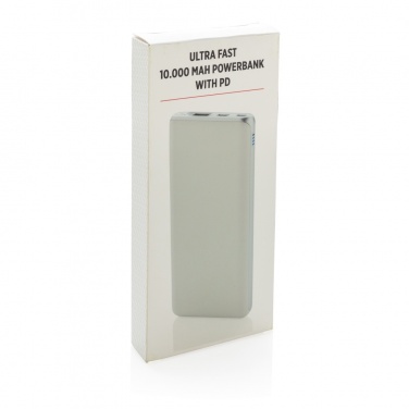 Logotrade advertising product image of: Ultra fast 10.000 mAh powerbank with PD