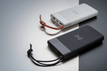 Logo trade advertising product photo of: Aria 8.000 mAh 5W wireless charging powerbank