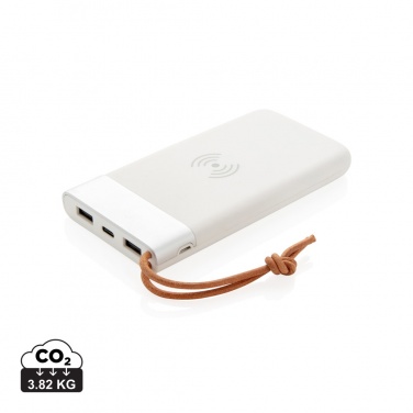 Logotrade promotional giveaways photo of: Aria 8.000 mAh 5W wireless charging powerbank