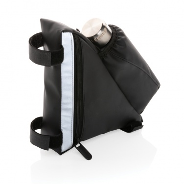 Logotrade promotional product picture of: PU high visibility bike frame bag with bottle holder