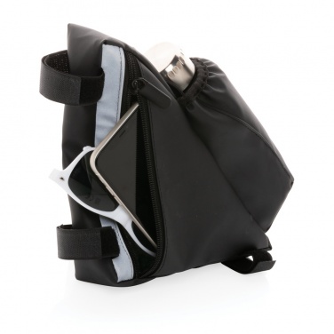 Logotrade business gift image of: PU high visibility bike frame bag with bottle holder