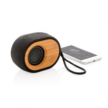 Logo trade promotional merchandise image of: Bamboo X  speaker