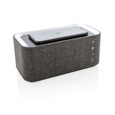 Logo trade promotional gift photo of: Vogue wireless charging speaker