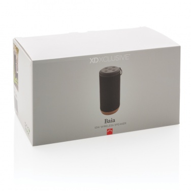 Logo trade corporate gift photo of: Baia 10W wireless speaker, cork