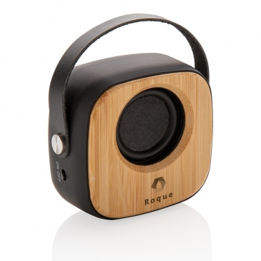 Logo trade business gift photo of: Bamboo 3W Wireless Fashion Speaker