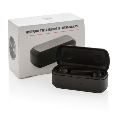 Logotrade promotional gift picture of: Free Flow TWS earbuds in charging case