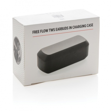 Logotrade promotional items photo of: Free Flow TWS earbuds in charging case