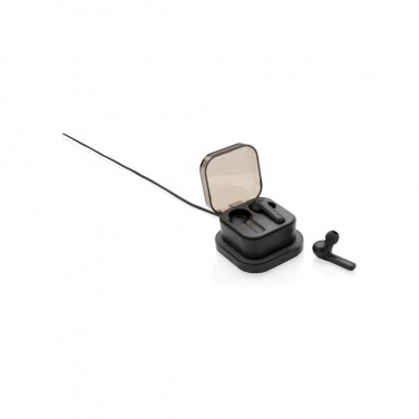 Logotrade advertising products photo of: TWS earbuds in wireless charging case