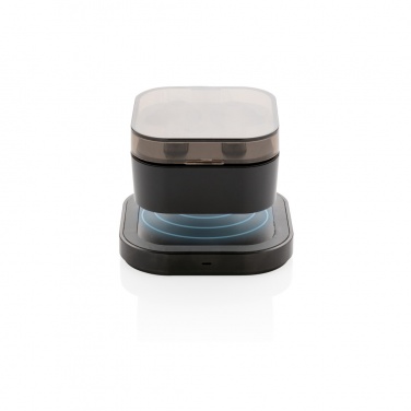 Logo trade promotional giveaway photo of: TWS earbuds in wireless charging case