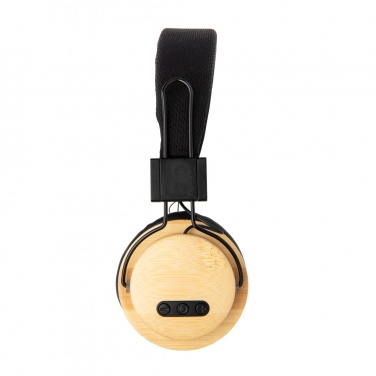 Logotrade promotional merchandise image of: Bamboo wireless headphone