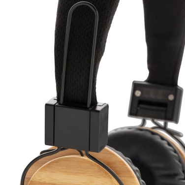 Logotrade promotional merchandise photo of: Bamboo wireless headphone