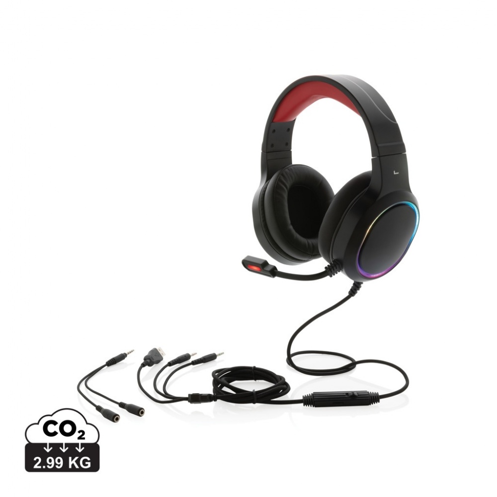 Logotrade advertising product image of: RGB gaming headset