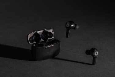 Logo trade promotional gifts image of: Swiss Peak ANC TWS earbuds