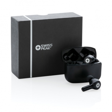 Logotrade promotional giveaway image of: Swiss Peak ANC TWS earbuds