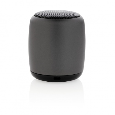 Logo trade corporate gifts image of: Mini aluminium wireless speaker
