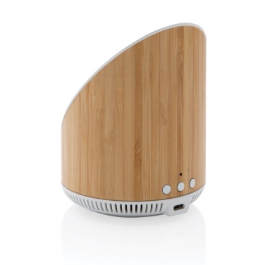 Logotrade promotional product image of: Ovate bamboo 5W speaker with 15W wireless charger