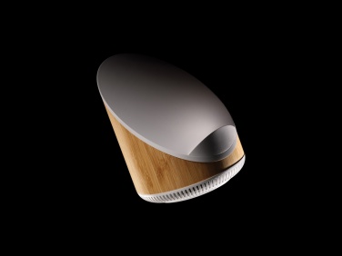 Logotrade promotional merchandise image of: Ovate bamboo 5W speaker with 15W wireless charger