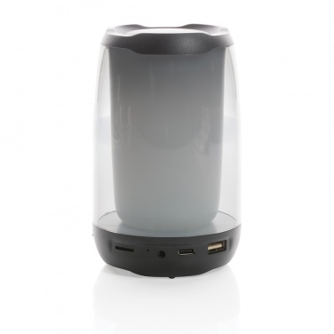 Logo trade promotional item photo of: RCS recycled plastic Lightboom 5W speaker