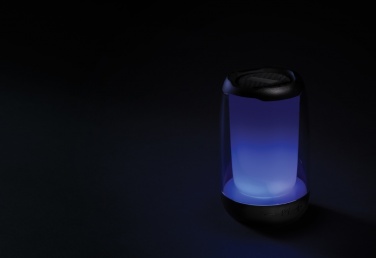 Logo trade promotional products image of: RCS recycled plastic Lightboom 5W speaker