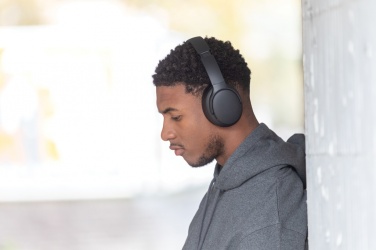 Logo trade promotional giveaways image of: Urban Vitamin Palo Alto RCS rplastic headphone