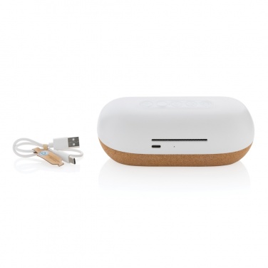 Logotrade promotional merchandise picture of: Oregon RCS recycled plastic and cork 10W speaker