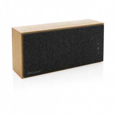 Logo trade advertising products picture of: Wynn 20W bamboo wireless speaker