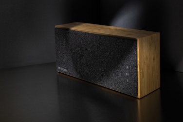 Logo trade promotional item photo of: Wynn 20W bamboo wireless speaker