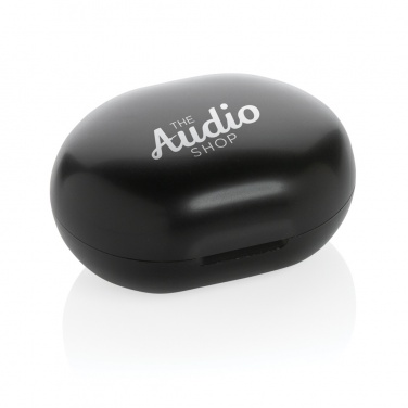 Logo trade promotional items image of: RCS standard recycled plastic TWS earbuds