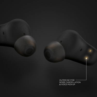 Logo trade promotional giveaways image of: Urban Vitamin Gilroy hybrid ANC and ENC earbuds