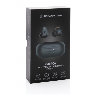 Logo trade advertising products picture of: Urban Vitamin Gilroy hybrid ANC and ENC earbuds