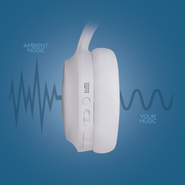 Logo trade corporate gifts image of: Urban Vitamin Freemond wireless ANC headphone