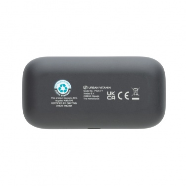 Logotrade promotional giveaway picture of: Urban Vitamin Pacifica RCS rplastic earbuds