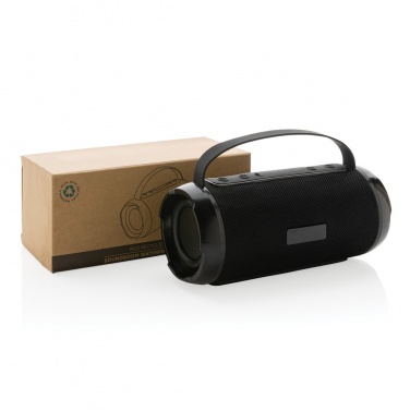 Logo trade corporate gifts image of: RCS recycled plastic Soundboom waterproof 6W speaker
