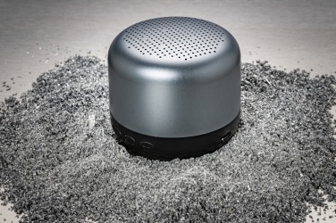 Logo trade promotional merchandise image of: Terra RCS recycled aluminium 5W wireless speaker