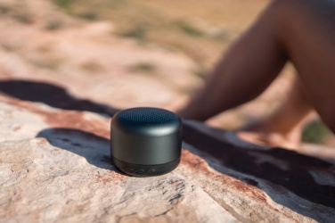 Logo trade business gifts image of: Terra RCS recycled aluminium 5W wireless speaker