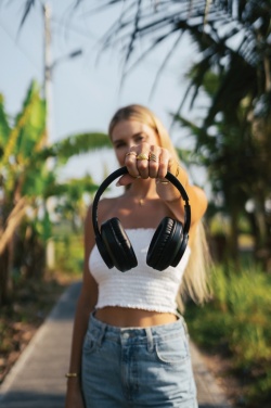 Logotrade corporate gift image of: Terra RCS recycled aluminium wireless headphone