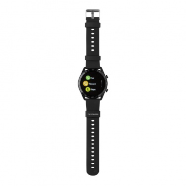 Logo trade promotional gift photo of: RCS recycled TPU Fit Watch round