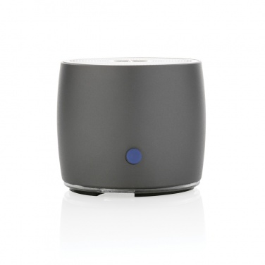 Logo trade promotional item photo of: Swiss Peak RCS recycled aluminum 3W bass speaker