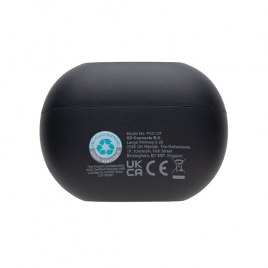 Logo trade promotional item photo of: Prolink RCS recycled plastic hybrid ANC/ENC earbud