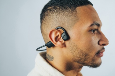 Logo trade promotional giveaway photo of: Urban Vitamin Glendale RCS rplastic air conductive headphone