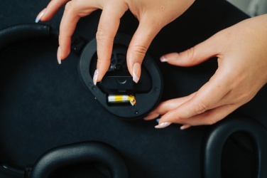 Logotrade promotional product picture of: Irvine RCS recycled and repairable ANC wireless headphone
