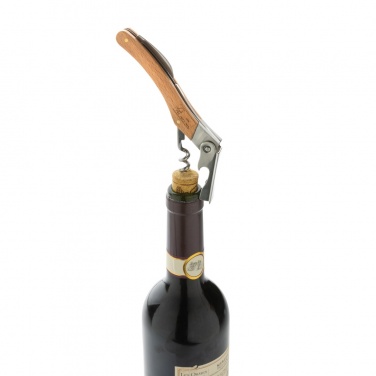 Logo trade promotional item photo of: Wooden Corkscrew