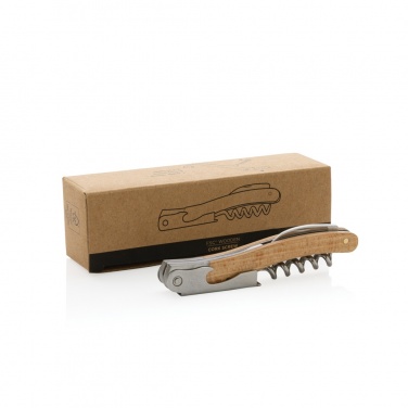Logotrade promotional giveaway image of: Wooden Corkscrew