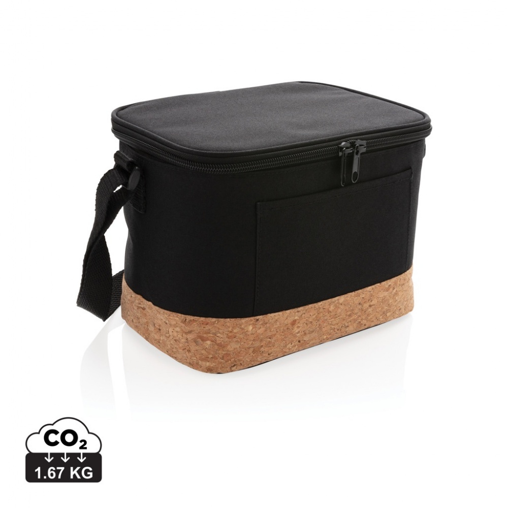 Logo trade advertising products picture of: Two tone cooler bag with cork detail
