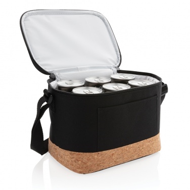 Logo trade advertising products picture of: Two tone cooler bag with cork detail
