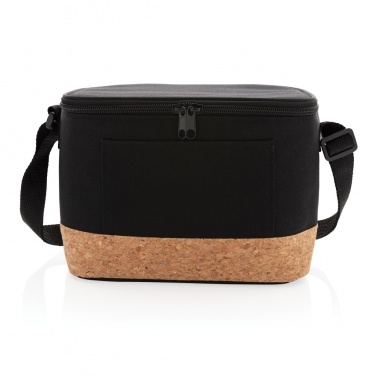 Logo trade promotional gifts image of: Two tone cooler bag with cork detail