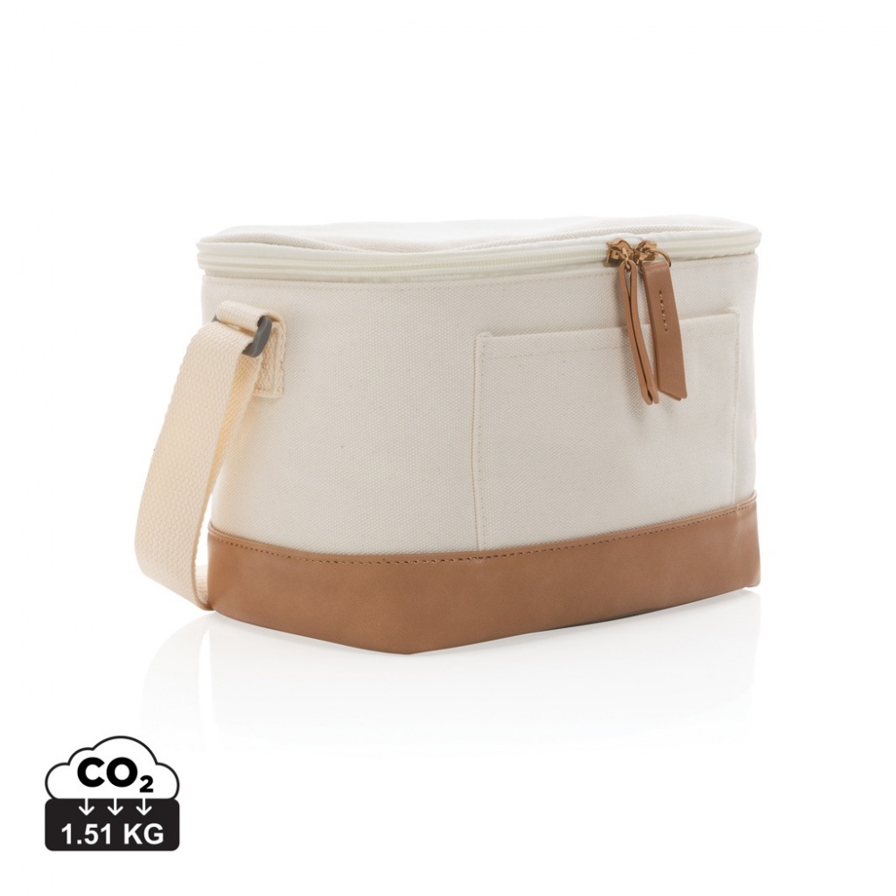 Logo trade promotional merchandise picture of: Impact AWARE™ 16 oz. rcanvas six can cooler bag